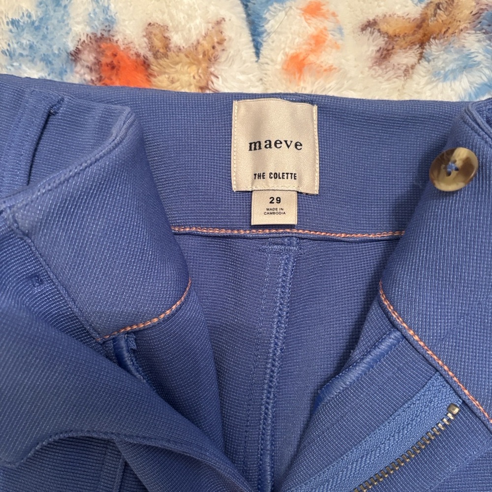 Maeve Blue Colette Pants size 29